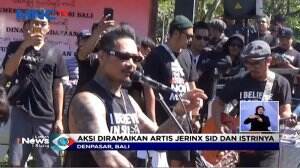 Tanpa Masker, Jerinx SID Ramaikan Aksi di Bali Tolak Rapid dan Swab Test Covid-19