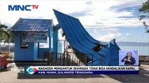 Kapal Penumpang Km Aksar Saputra 08 Tabrak Dermaga
