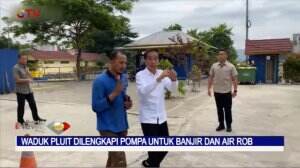 Jokowi Sidak Waduk Pluit