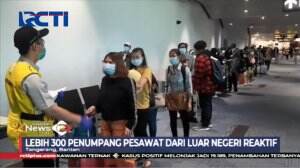Ratusan Penumpang Reaktif Hasil Rapid Tes