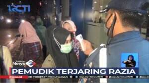 Nekat Mudik, Penumpang Terjaring Razia