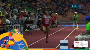 Maria Natalia Londa Sabet Emas di Atletik Long Jump Putri Sea Games 2019