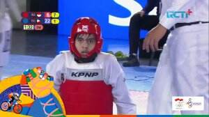 Cea Dave Atlet Taekwondo Asal Filipina Kalahkan Prayogo Dinggo Atlet Taekwondo Indonesia