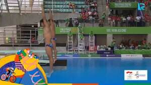 Kompilasi Loncat Indah Adityo Putra / Tri Priambodo - 3M Synchronised Springboard Diving Final Putra - Sea Games 2019