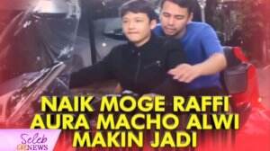 Ini Pesona Alwi Assegaf Kendarai Moge Raffi Ahmad