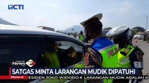 Pemerintah Minta Larangan Mudik Di Jalankan Oleh Warga