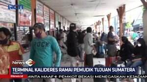 Terminal Kalideres Di Padati Pemudik