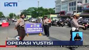 Polres Jakarta Utara Gelar Operasi Yustisi Kepada Warga Yang Tidak Menggunakan Masker