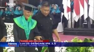 Terinspirasi dari Nabi Muhammad, Seorang Kakek 83 Tahun di Bau Bau Resmi Sarjana