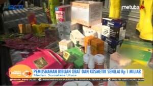 Obat Dan Kosmetik Ilegal Dimusnahkan