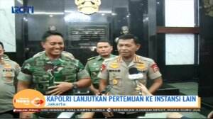 Untuk Mempererat Hubungan TNI POLRI, Kapolri Bertemu KSAD