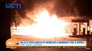 Kebakaran Di SPBU