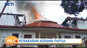 Asrama Mahasiswa Papua Di Tomohon Terbakar