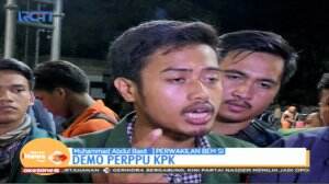 Mahasiswa Demo Lagi! Pantang Menyerang Perjuangkan Perppu KPK