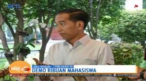 Aksi Demo Mahasiswa, Ini Tanggapan Jokowi