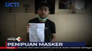 Pesan Masker, Relawan Ditipu Hingga 36 Juta Rupiah