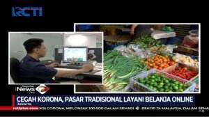Cegah Penyebaran COVID-19, Warga Dapat Berbelanja Online di Pasar Tradisional