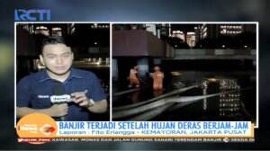 Diguyur Hujan Deras, Underpass Kemayoran Banjir 5 Meter