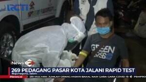 269 Pedagang Pasar Kota Bojonegoro Jalani Rapid Test