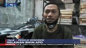 Ini Para Relawan Pembuat APD