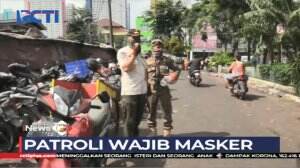 Belum Tertib Wajib Masker, Petugas Lakukan Patroli Masker