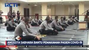 Polisi Bantu Pemakaman Jenazah COVID-19