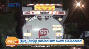 Supir Mengantuk, Truk Tangki Pertamina Kecelakaan di Sulsel