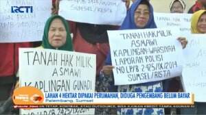 Unjuk Rasa Warga Musi Palembang Tuntut Pelunasan Lahan Oleh Pengembang