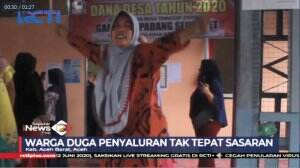 Protes Penyaluran BLT Diduga Data Penerima Tumpang Tindih