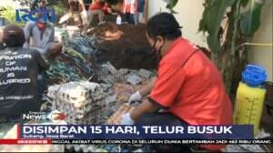 2.400 Kg Telur Bansos Dimusnahkan