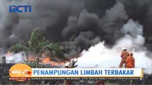 Kebakaran Dahsyat Melanda Pabrik Plastik di Kalideres
