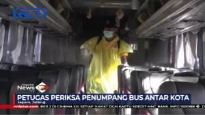 Ratusan Penumpang Bus Antar Kota di Jepara Dilakukan Pemeriksaan Suhu Tubuh