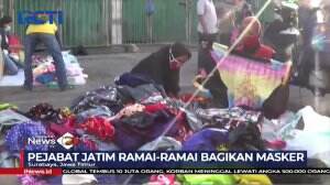 Jutaan Masker Gratis Untuk Warga Jawa Timur