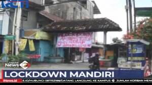 Lockdown Mandiri Dilakukan Oleh Sebagian Wilayah di Yogyakarta