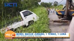 Mobil Bak Terjun ke Jurang di Sumsel, Supir Tewas dan Satu Lainnya Luka Parah