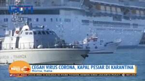 Kapal Pesiar dari Makau di Karantina Saat Tiba di Roma, Itaila