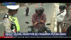 Pengemudi Sepeda Motor Ini Terpaksa Diberhentikan Petugas