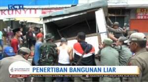 Lapak Digusur Petugas, Pedagang Kecewa Selama Ini Bayar Rp35ribu Kepada Oknum