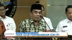 Perpanjangan Izin FPI, Menag: FPI Nyatakan Setia Pada Pancasila, Kami Dalami Lagi Waktu Dekat Ini