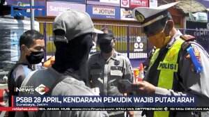 PSBB Mulai 28 April 2020, Penyekatan Wilayah Di Kota Pahlawan Surabaya Mulai Dilakukan