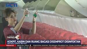 Cegah Penyebaran Covid-19, Lion Air Semprot Disinfektan di Pesawatnya