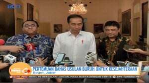 Pimpinan Buruh Bertemu Jokowi