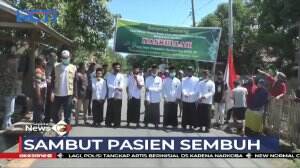 Santri Sembuh Dari COVID-19 Disambut Meriah