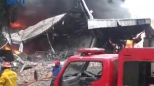Gudang Pabrik Kimia Terbakar