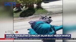 Warga Evakuasi Wanita Tegeletak Dipinggir Jalan Ke Puskesmas di Kolaka