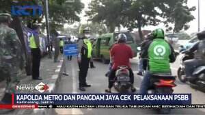 Kapolda Metro Jaya Pantau Langsung Pelaksanaan PSBB di Jakarta