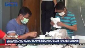 Napi Binaan Surabaya Buat Masker Pelindung Guna Cegah Korona
