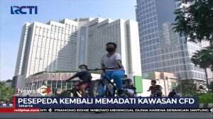 Pesepeda Kembali Padati Kawasan CFD