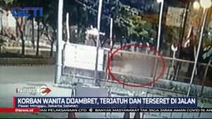 Wanita Bersepeda Dijambret Hingga Jatuh Terseret di Pasar Minggu