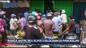 Puluhan Warga Pontianak Rela Antre Beli Elpiji 3Kg